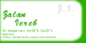 zalan vereb business card